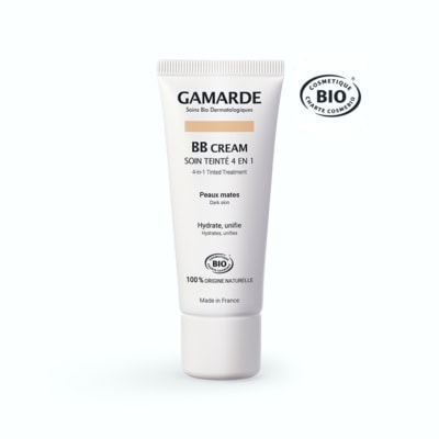 Gamarde BB Soin Teinté 4 en 1 Peaux Mates Bio