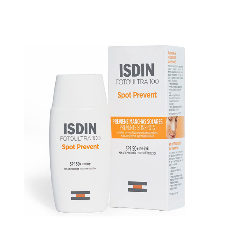ISDIN FotoUltra 100 Spot Prevent Ecran Solaire Invisible Spf50+ Préventif