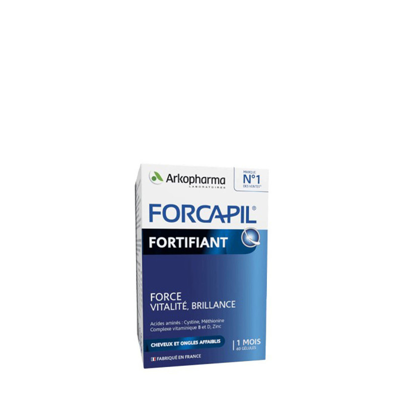 Forcapil Fortifiant Complément Alimentaire Cheveux & Ongles 60 Gélules