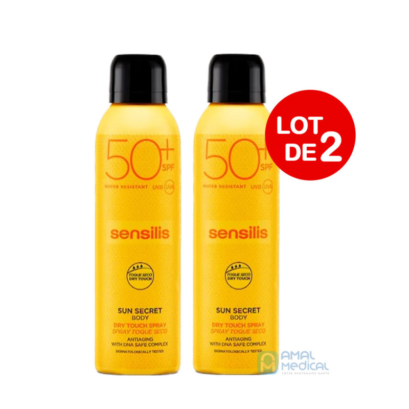 Sensilis Lot De 2 Spray Solaire Spf 50+