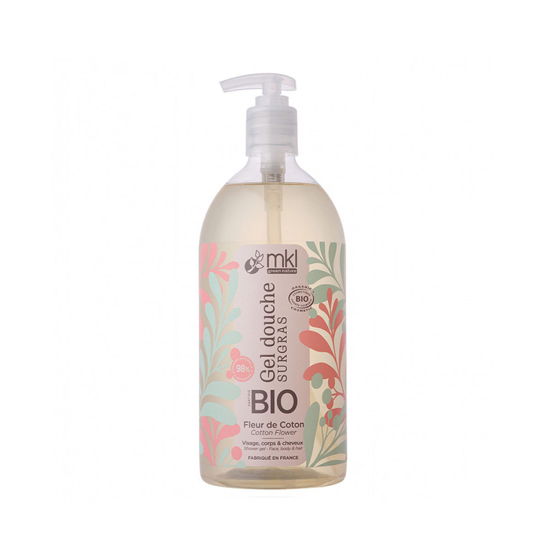 MKL Gel Douche Surgras BIO Fleur De Coton 1L
