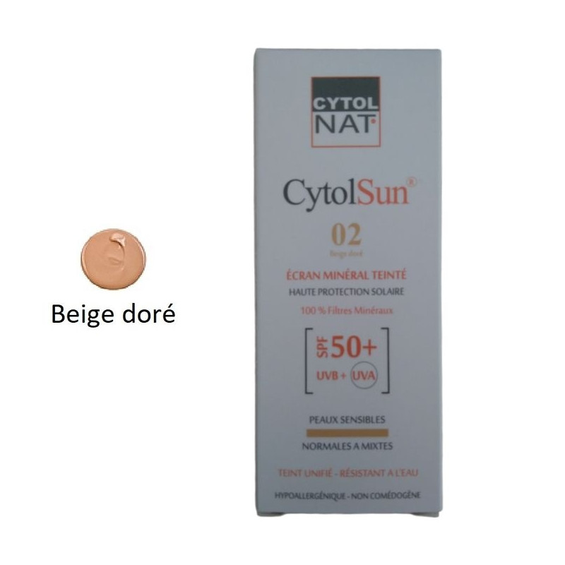 Cytolnat CytolSun Ecran Minéral Teinté Beige Doré