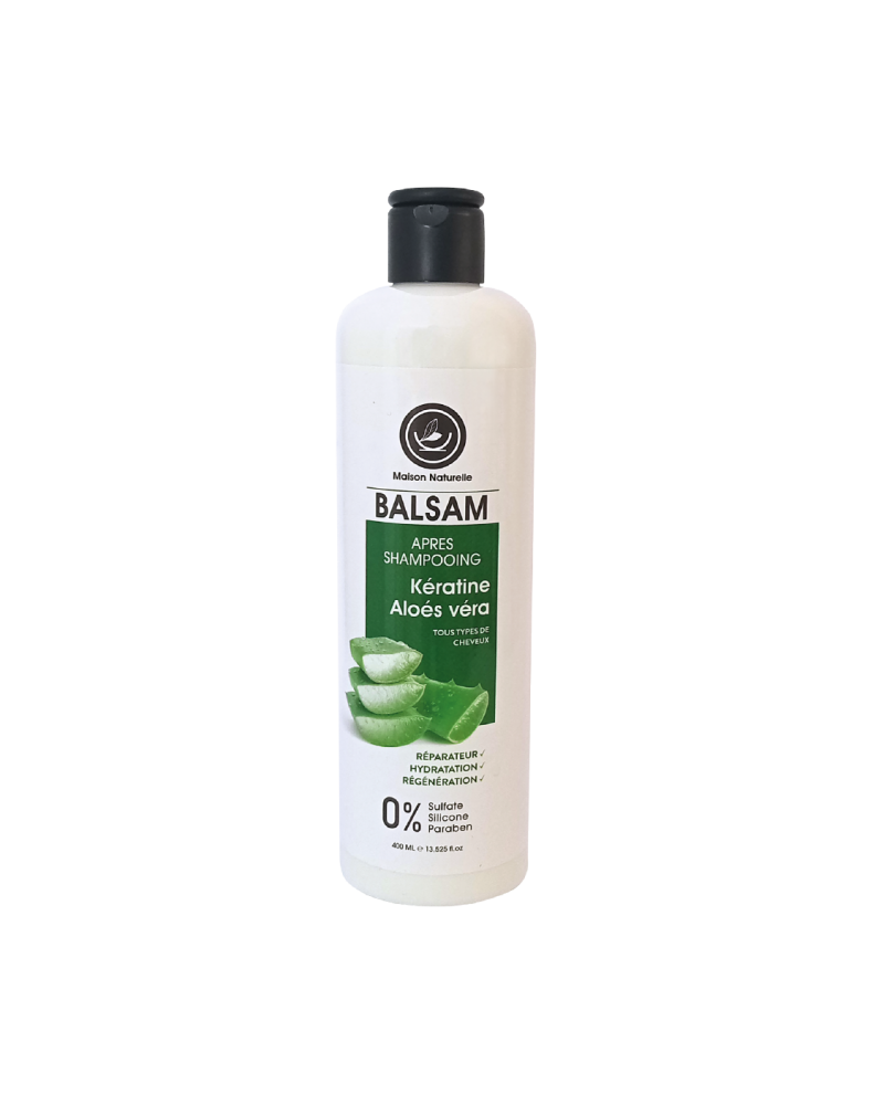 Balsam après shampooing kératine aloés véra