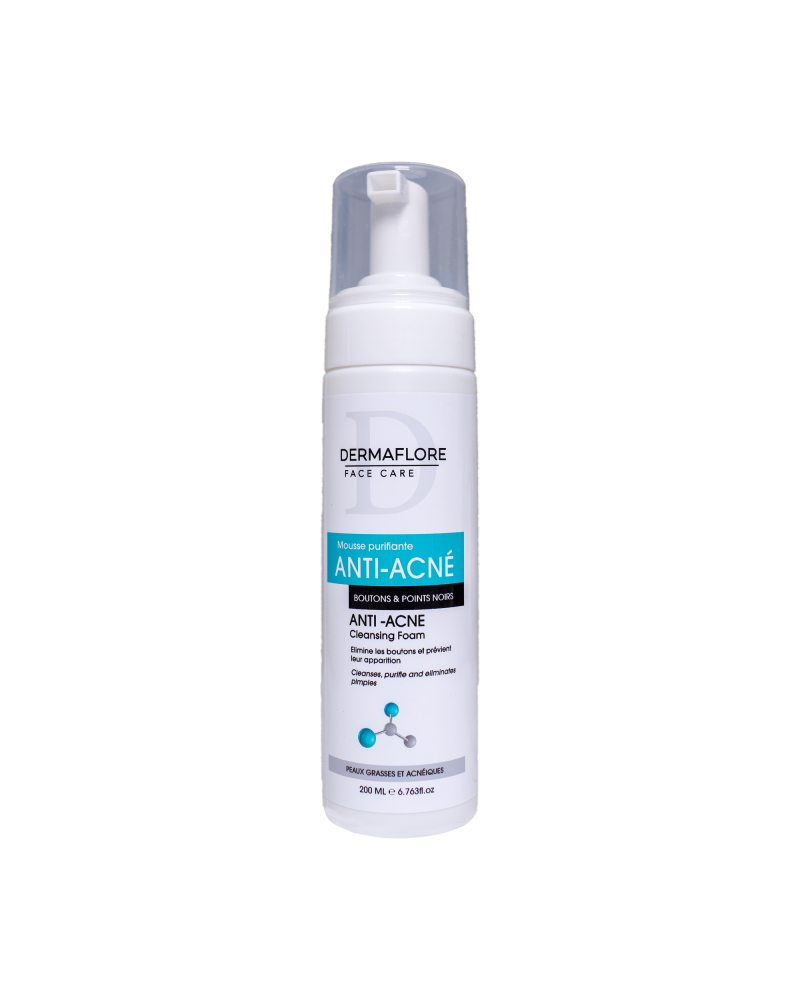 Mousse purifiante anti acné