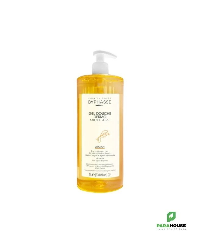 BYPHASSE GEL DOUCHE DERMO MICELLAIRE ARGAN 1L