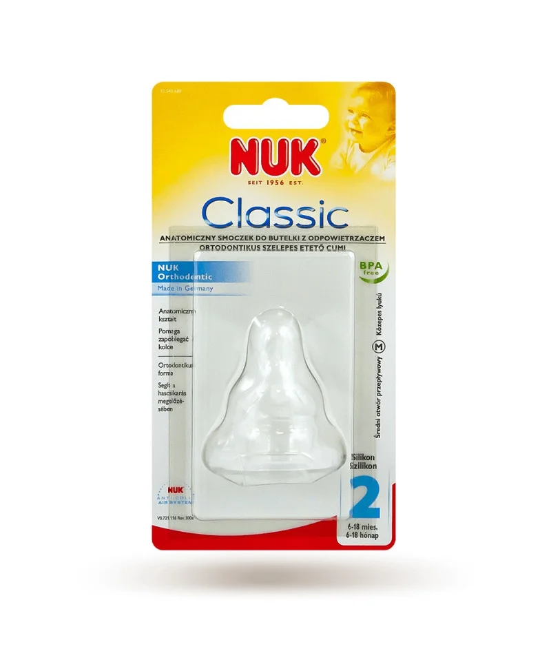 NUK TETINE SILCON 2+M AGE