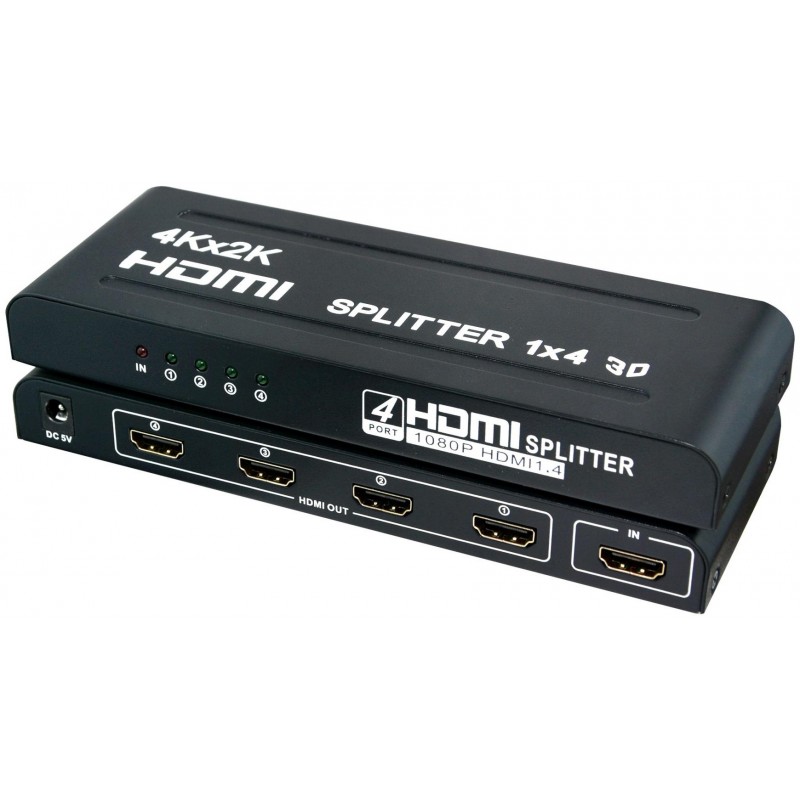 Splitter HDMI 4 ports 2K 4K