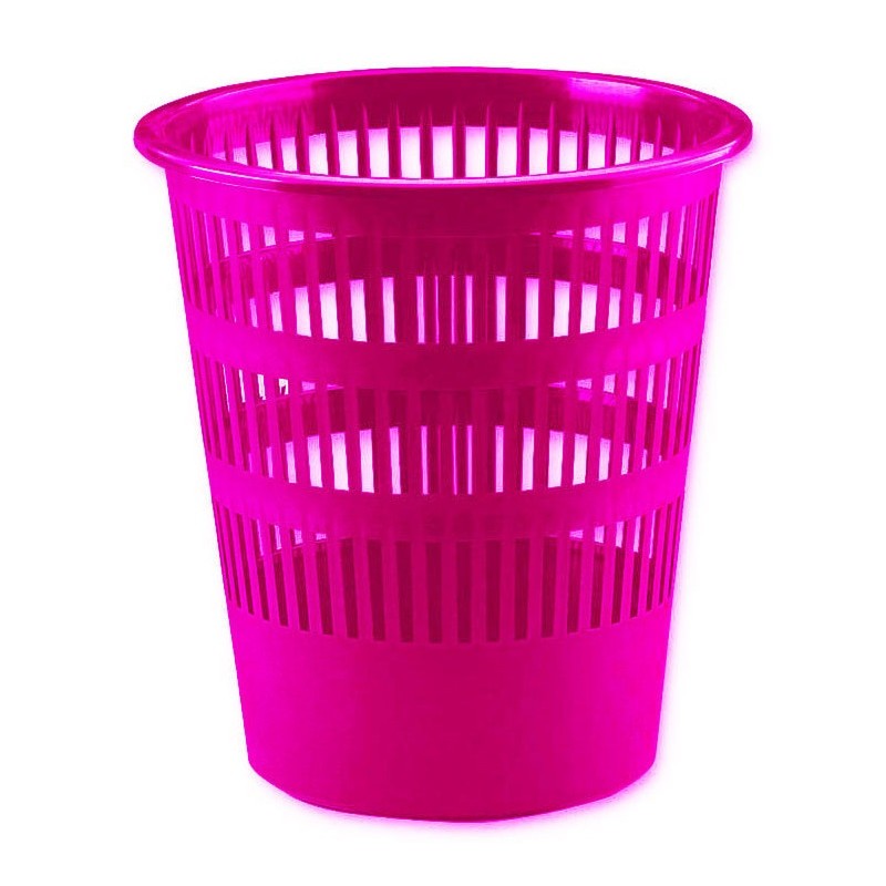 Corbeille à papier Faibo 12L Fushia