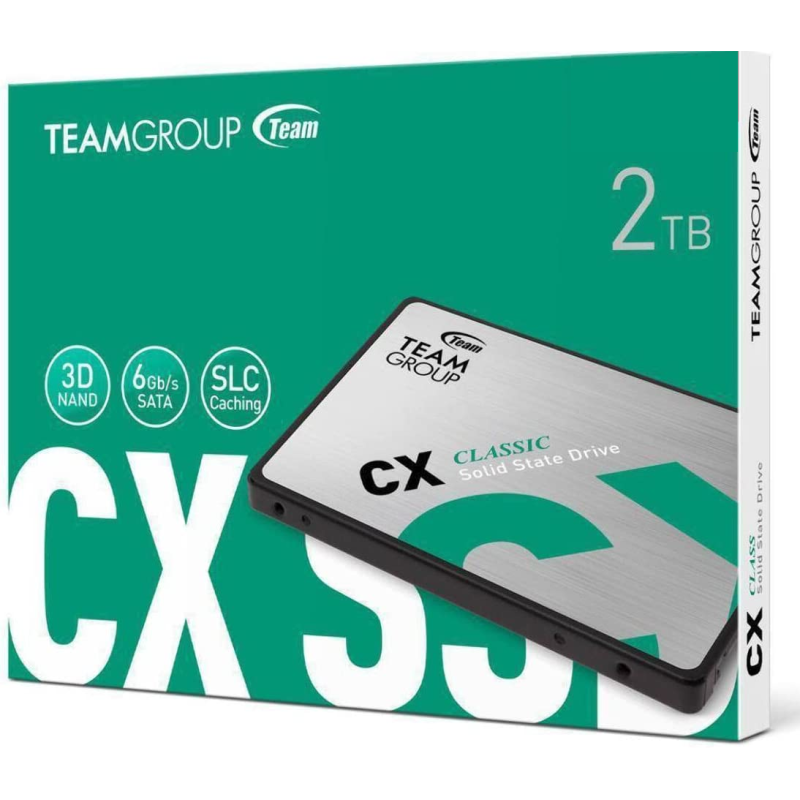 TeamGroup Disque SSD Interne CX2 2 To 2.5" SATA III