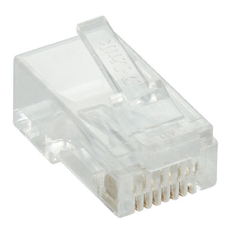 Connecteurs modulaire RJ45 UTP Cat6 Transparent
