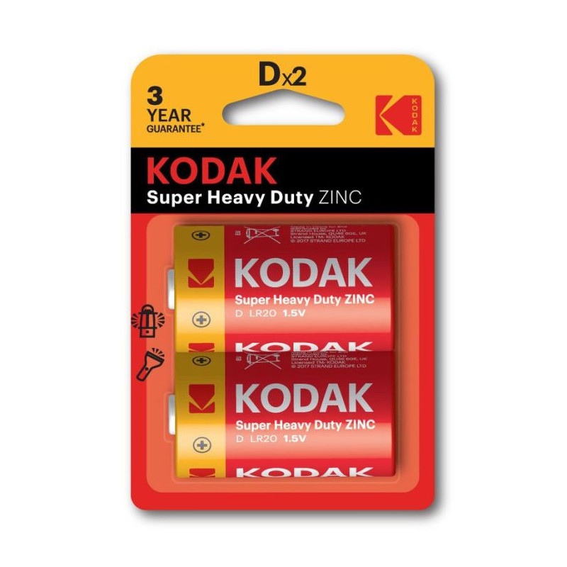 Piles Kodak Extra Heavy Duty ZINC R20