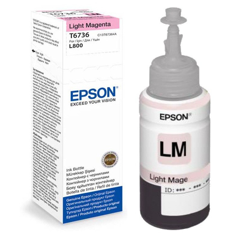 Epson Bouteille d'encre T6736 Light Magenta