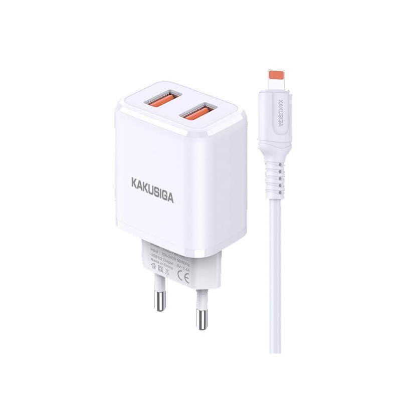 CHARGEUR LIGHTNING DUAL PORT SMART