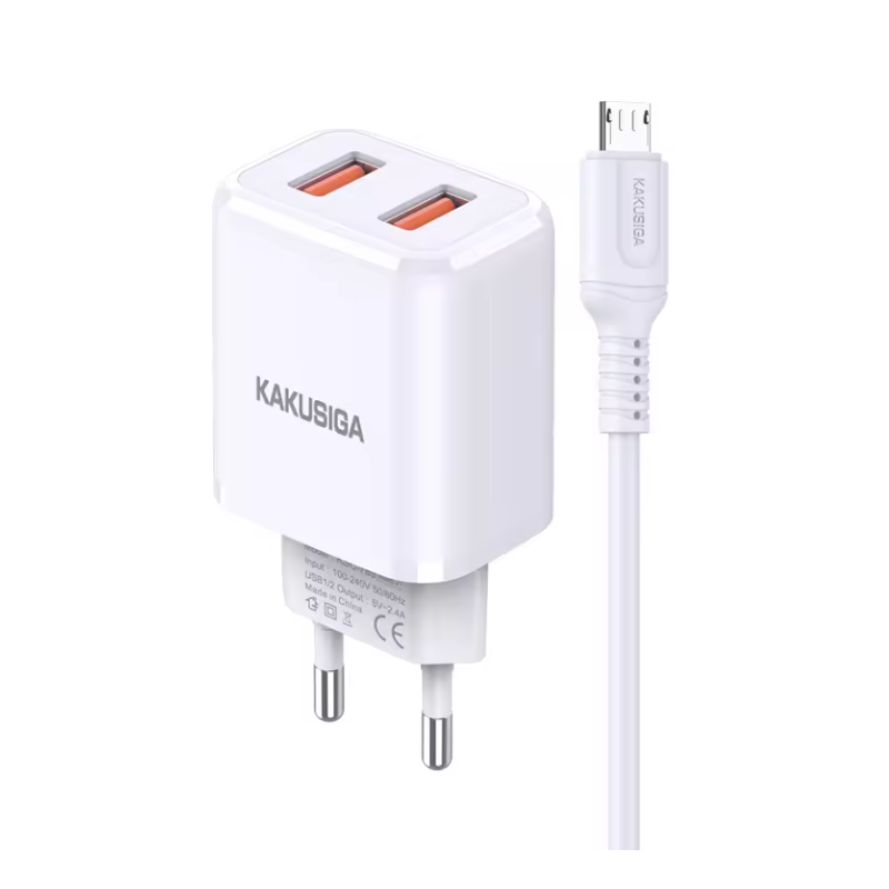 CHARGEUR MICRO-USB DUAL PORT SMART
