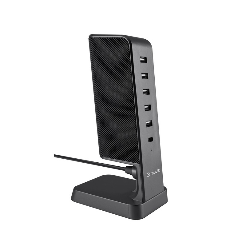 Hub De Charge MUVIT 5 USB + 1 Type-C Pd 30 Watts