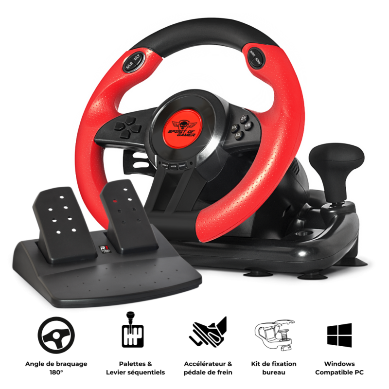 Volant De Course SPIRIT OF GAMER PRO 1 PC &