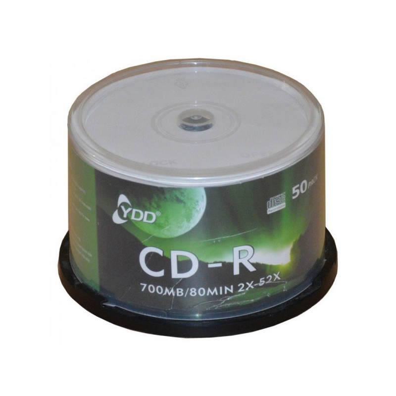 BOBINE YDD 50X CD-R 700 MB 80 MIN IMPRIMABLE