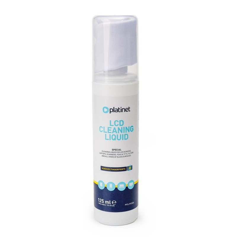 PLATINET LCD CLEANING LIQUID + MICROFIBER