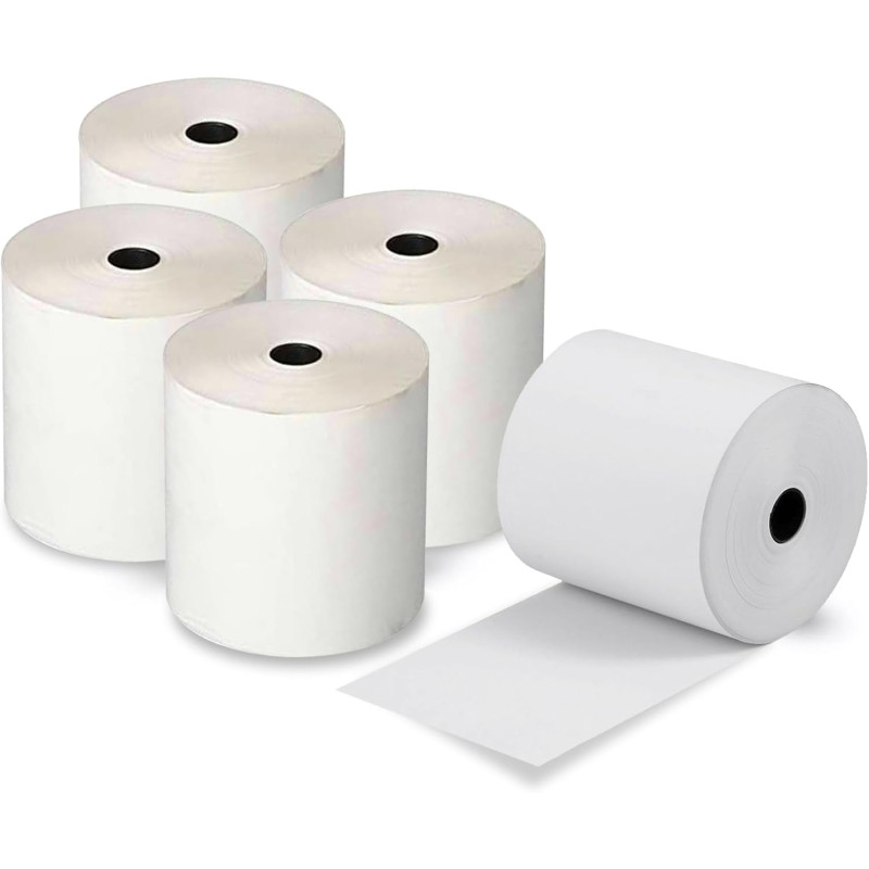 ROULEAU PAPIER THERMIQUE 80MM*60MM