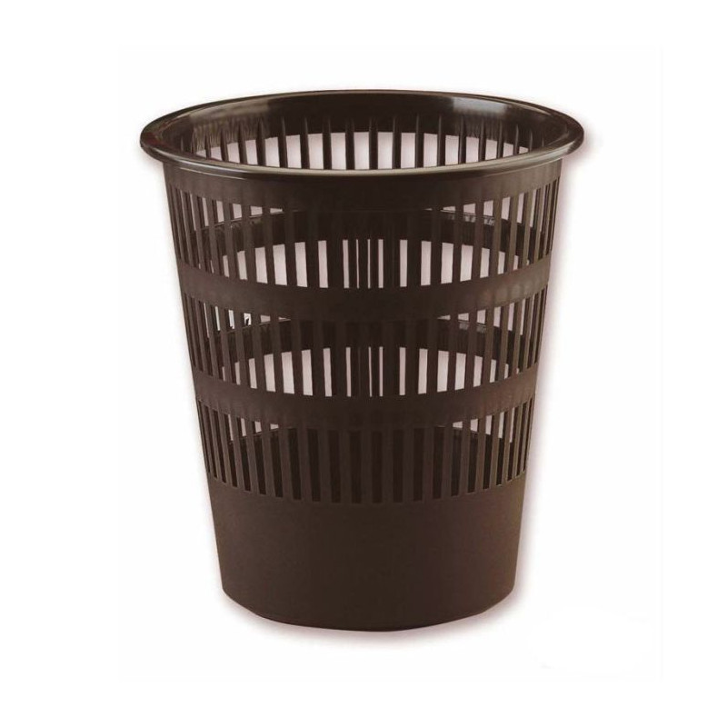 Corbeille A Papier Faibo 12 Litres Marron