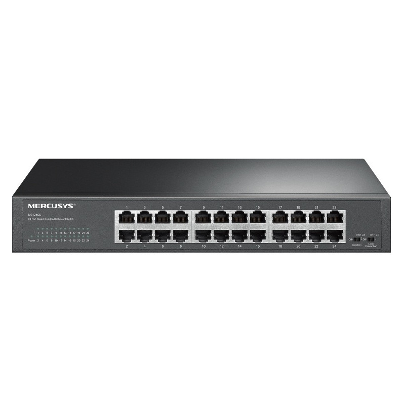 Mercusys Switch de bureau rackable 24 ports Gigabit