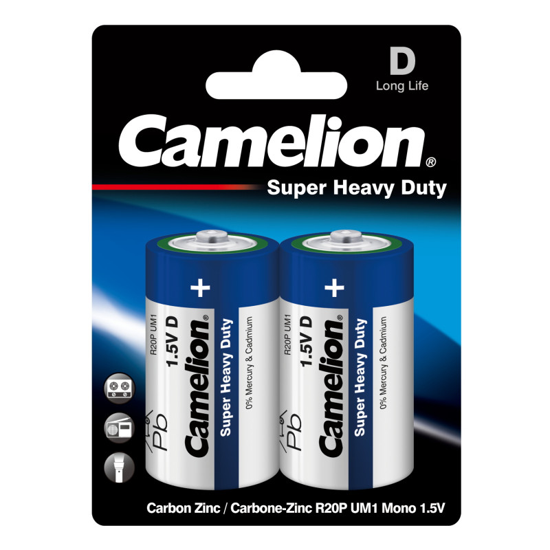 PILE CAMELION LR20 SUPER HEAVY DUTY BP MODEL D
