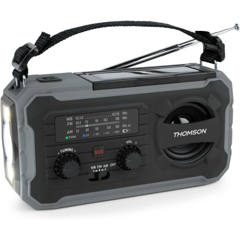 Thomson Radio solaire d’urgence longue durée RT