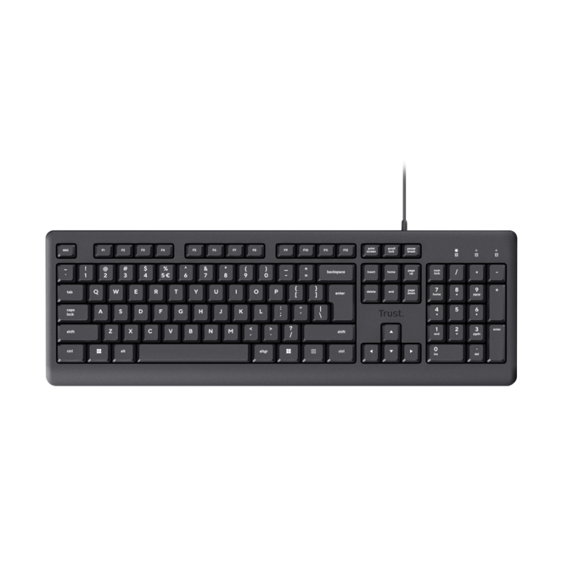 Clavier Filaire TRUST PRIMO AZERTY Français
