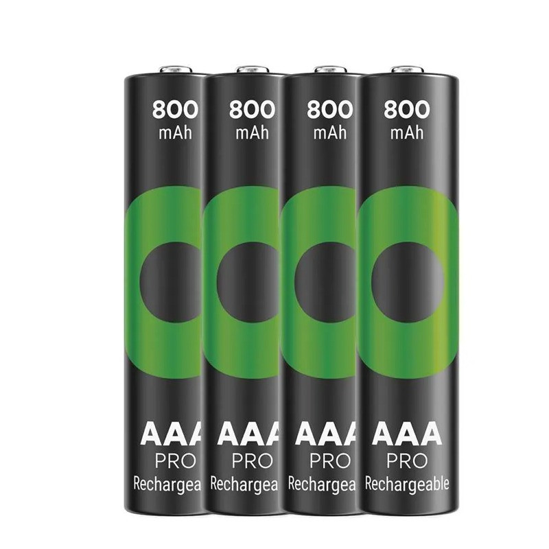 Piles Rechargeables GP Pro AAA 800mAh
