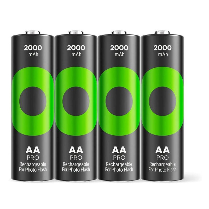 Piles Rechargeable GP PRO Photoflash AA