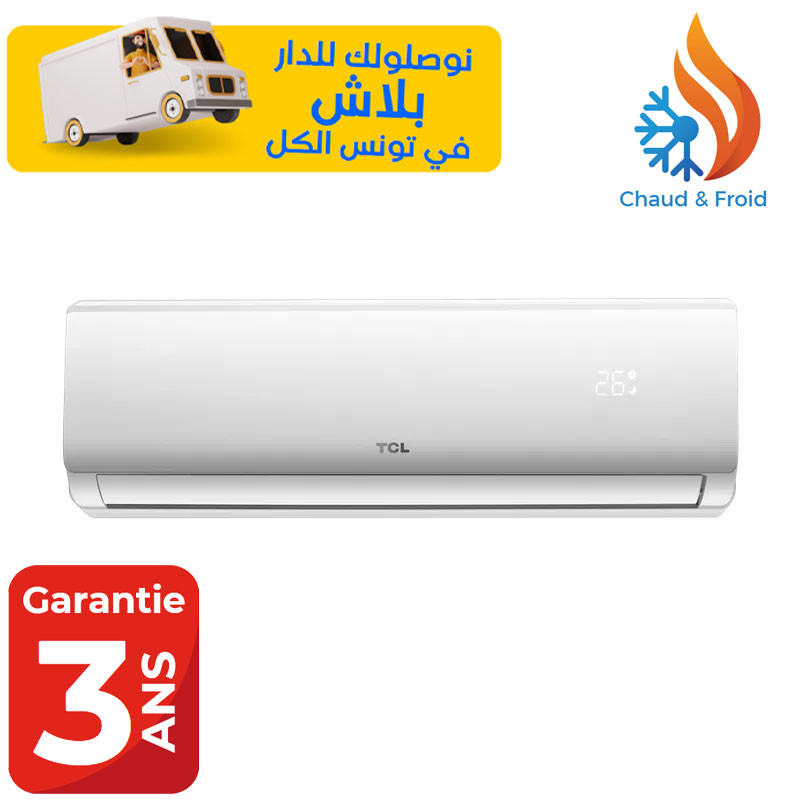 TCL 24000BTU CHAUD FROID ON OFF