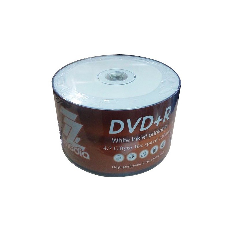 Bobine 50x DVD-R 16x 4. Imprimable