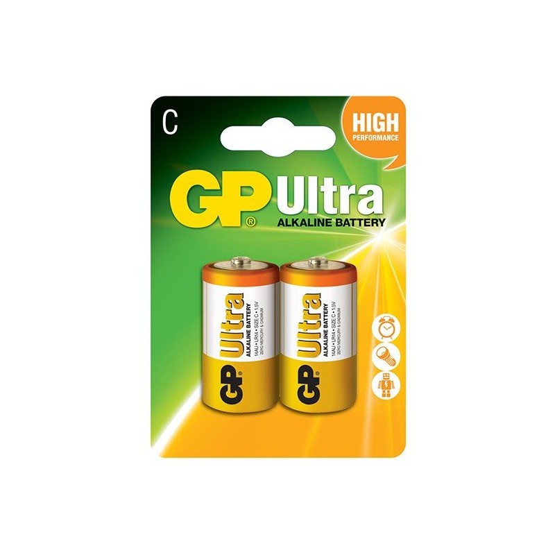 Piles GP Ultra Alcaline C LR14
