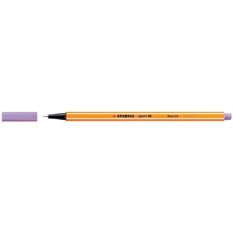 Stylo feutre STABILO Point 88 0.4 mm Lilas clair