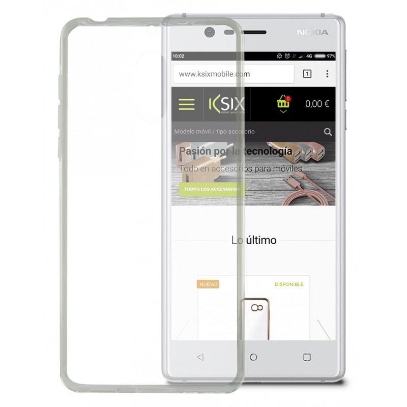 Nokia Etui TPU Ksix Flex Cover pour 3