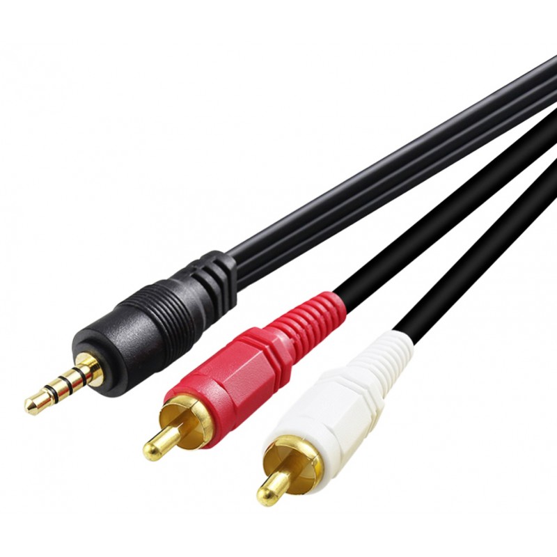 Audio Jack vers 2 RCA 1.5M