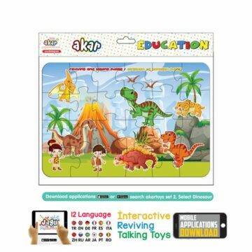 Puzzle Les Dinosaures-Anime par Smartphone-24 PCS