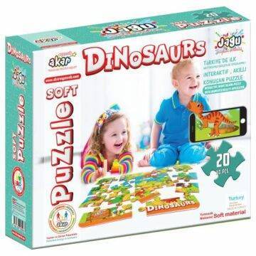 Puzzle 48*33 Cm Les Dinosaures Interactif
