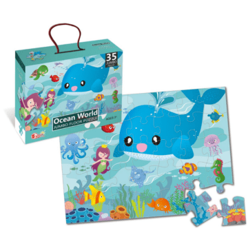 Puzzle géant “Ocean World” Dimensions 60×44 cm
