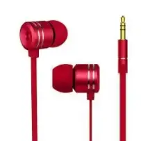 Unknown Écouteurs intra-auriculaire rouges