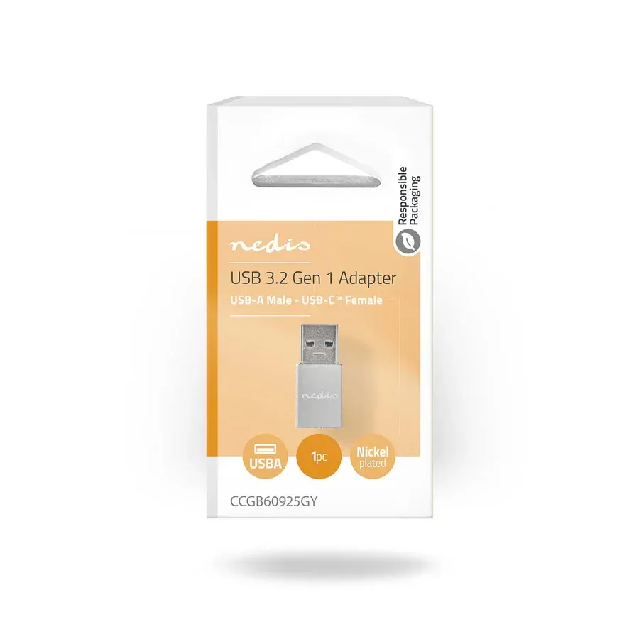Adaptateur USB-a 3.2 mâle vers USB-c femelle