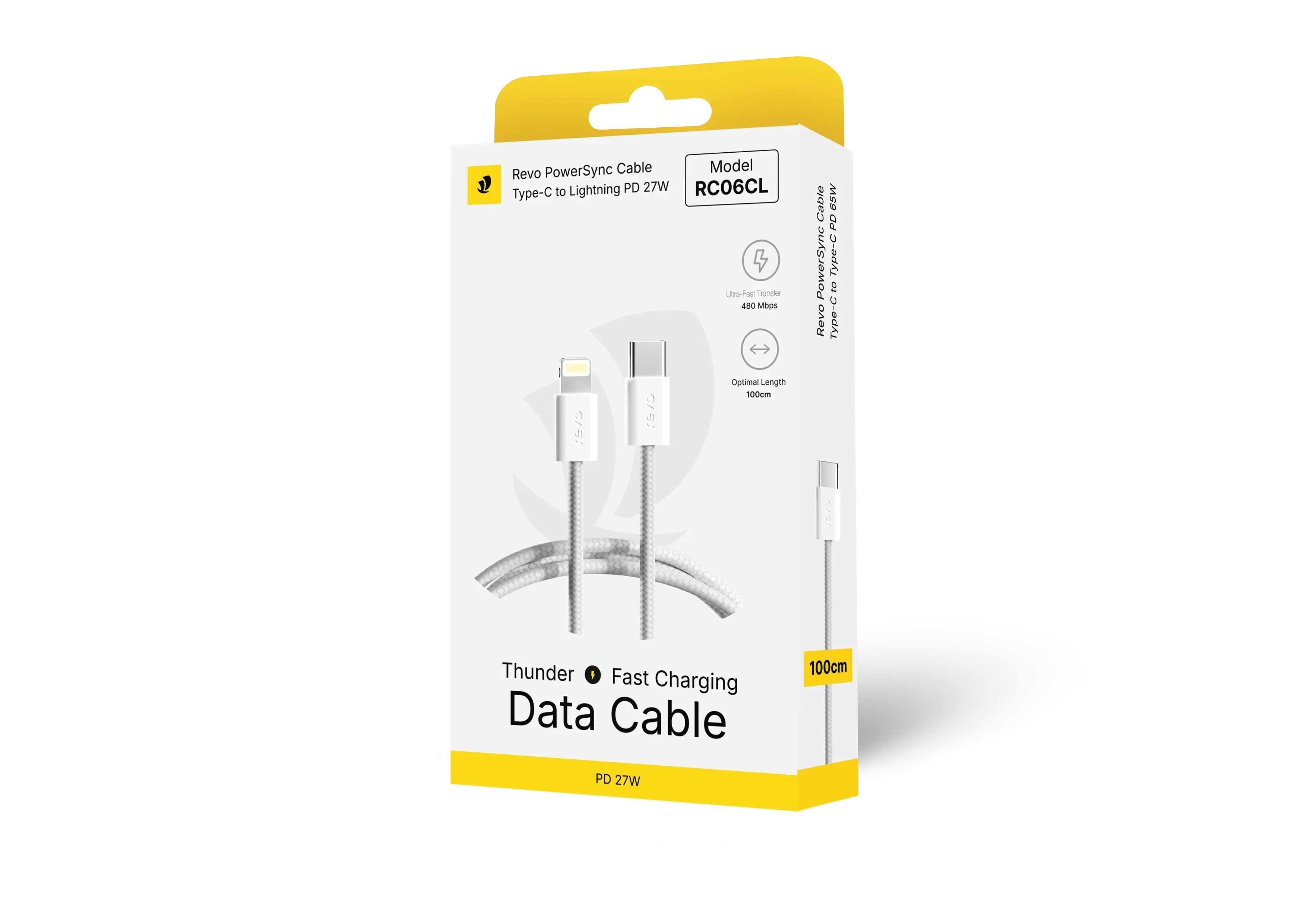 Unknown Câble USB type-c vers lightning 27w haute résistance