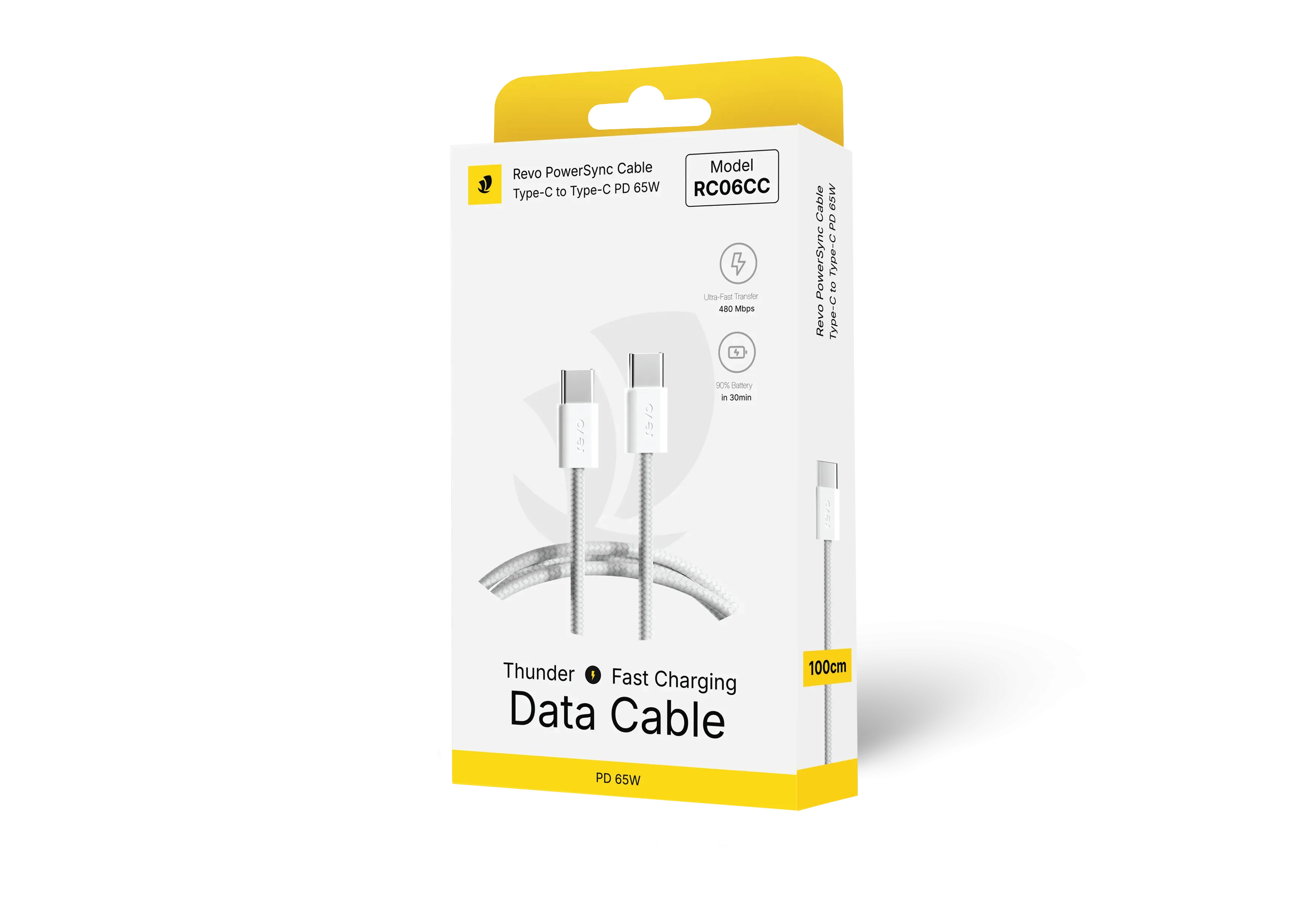 Unknown Câble USB type-c vers USB type-c 65w premium