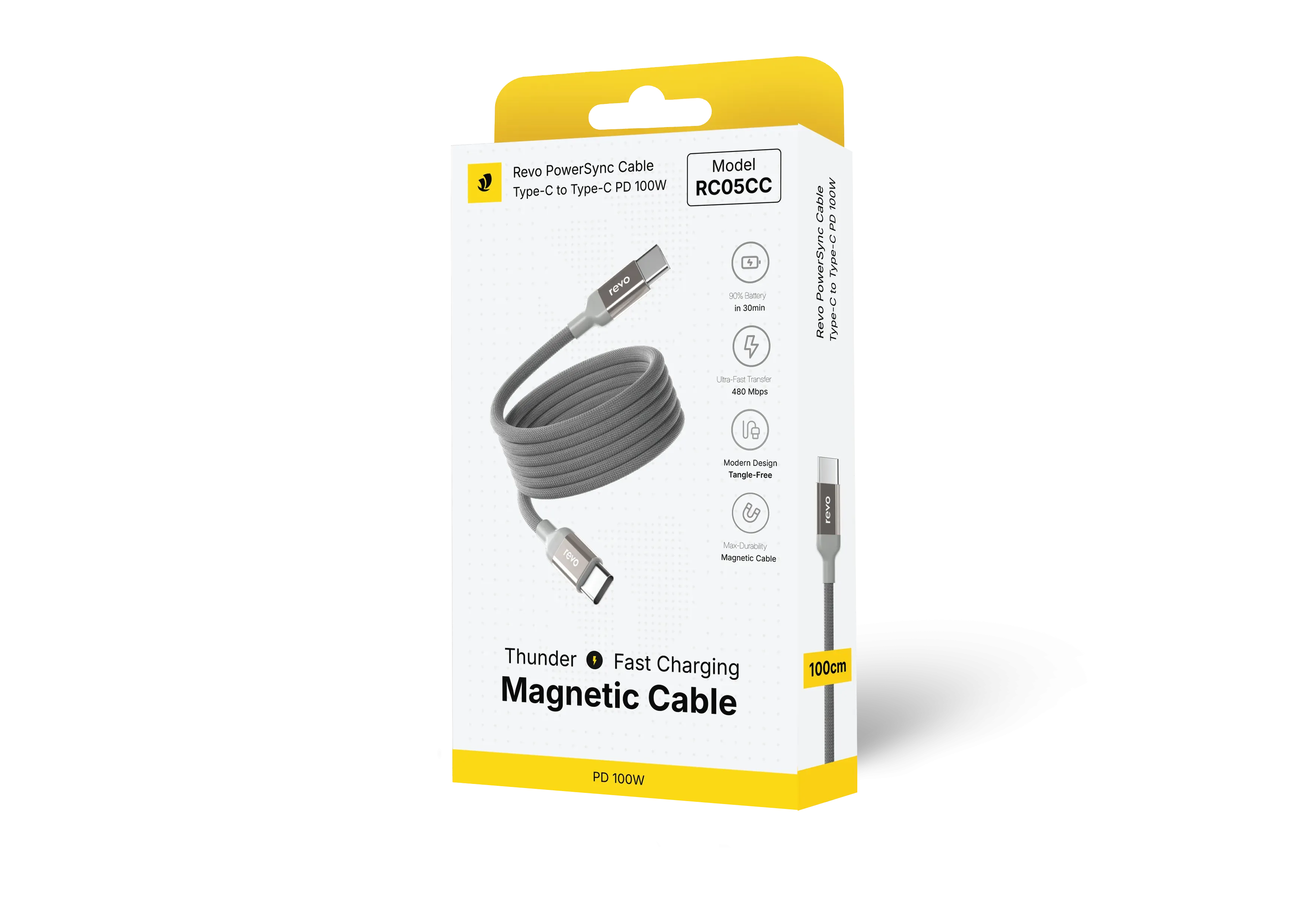 Unknown Câble USB type-c vers USB type-c 100w premium