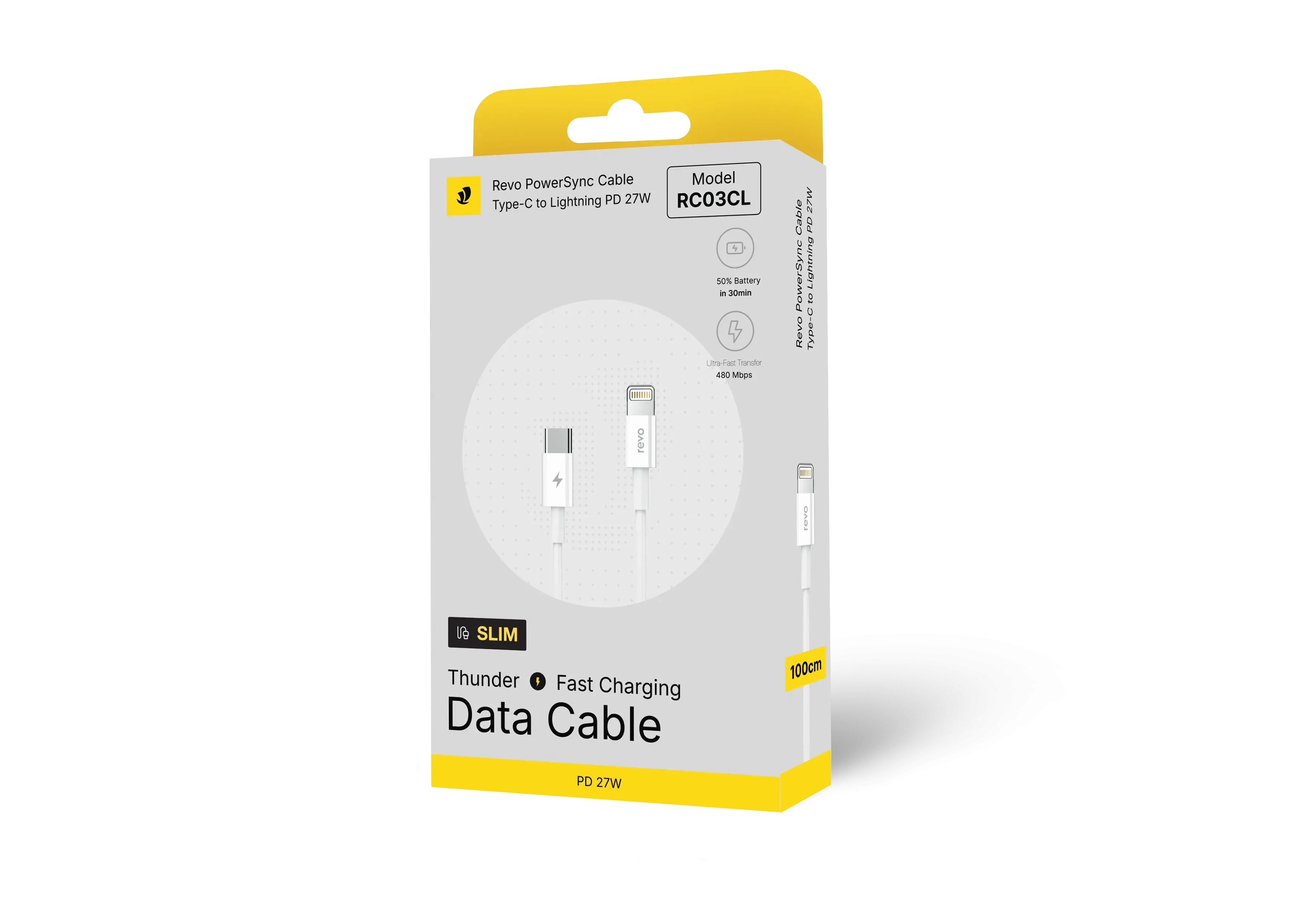 Unknown Câble USB type-c vers lightning 27w