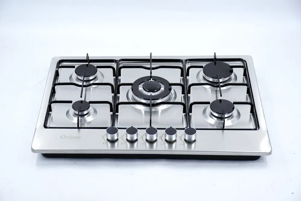 de cuisson encastrable à gaz 5 feux 70Cm Inox