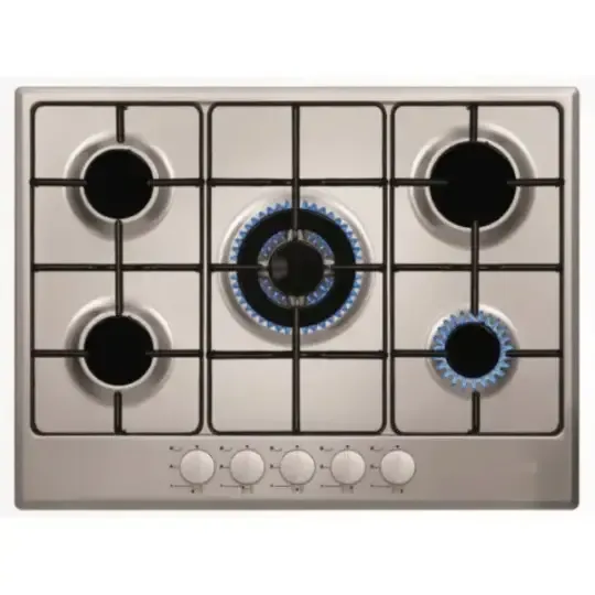 de cuisson 5 feux Inox