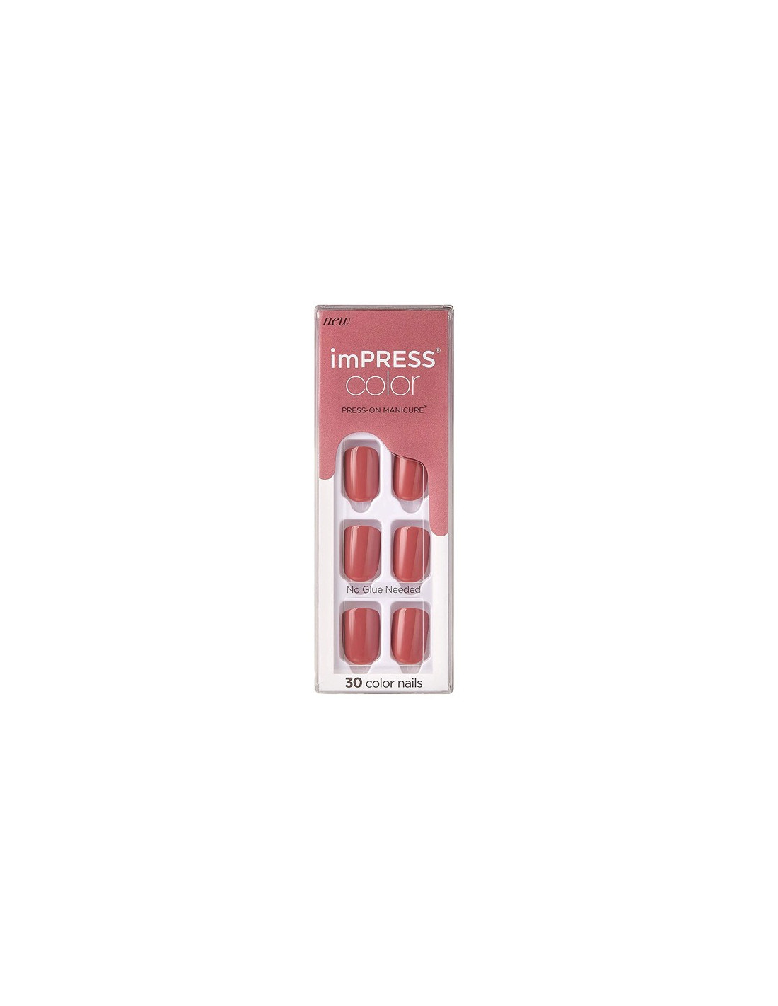 Faux ongles impress press-on manicure kimc011c kiss new york