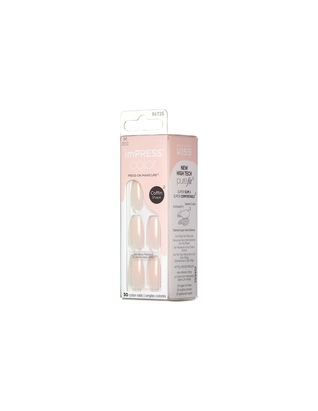 Faux ongles impress Serendipity IMC502C Kiss New York