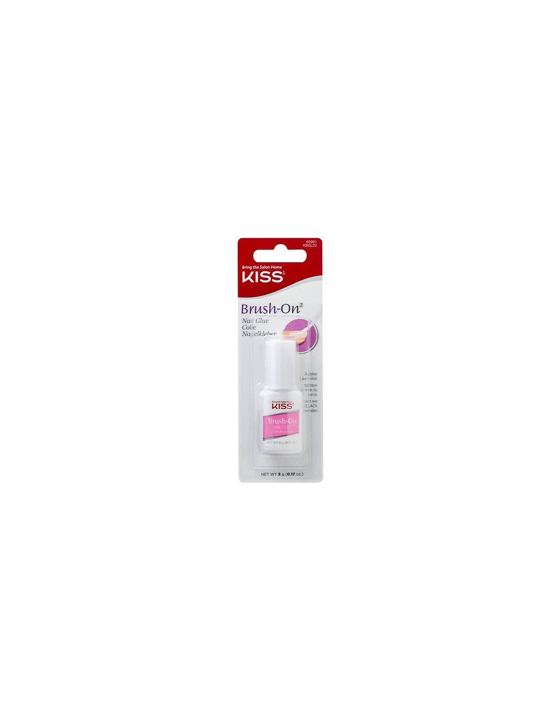 Kiss New York Colle à ongles Brush On nail glue KBGL02C